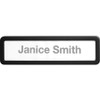 Lorell Recycled Plastic Cubicle Nameplate LLR80669