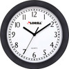 Lorell 9" Round Profile Wall Clock LLR60987