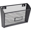 Lorell Black Mesh Wire Wall Pocket LLR84144