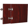 Lorell Essentials Mahogany Wall Hutch Door Kit LLR59572