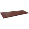 Lorell Mahogany Laminate Credenza Storage Top LLR45451