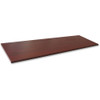 Lorell Mahogany Laminate Credenza Storage Top LLR45451
