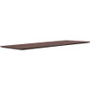 Lorell Electric Height-Adjustable Mahogany Knife Edge Tabletop LLR59615