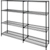 Lorell 2 Extra Shelves for Industrial 48"x18" Wire Shelving LLR69139