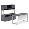 Lorell Relevance Series Charcoal Laminate Office Furniture Tabletop LLR16202