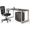 Lorell Relevance Series Charcoal Laminate Office Furniture Tabletop LLR16202