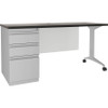 Lorell Fortress Educator's Desk T-Leg - 3-Drawer LLR00023