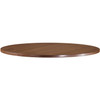 Lorell Essentials Series Walnut Laminate Round Table LLR69989
