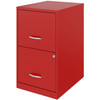 Lorell SOHO 18" 2-drawer File Cabinet LLR14341RD