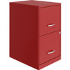 Lorell SOHO 18" 2-drawer File Cabinet LLR14341RD