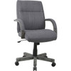 Lorell Gray Fabric High-Back Executive Chair LLR68569