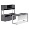 Lorell Relevance Series Charcoal Laminate Office Furniture Tabletop LLR16199