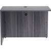 Lorell Weathered Charcoal Laminate Desking LLR69555