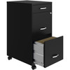 Lorell SOHO Box/File/File 3-Drawer Mobile File Cabinet LLR00060