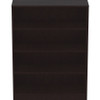 Lorell Essentials Espresso Laminate Bookcase LLR18227