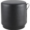 Lorell Contemporary Seating Round Foot Stool LLR86936