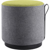 Lorell Contemporary Seating Round Foot Stool LLR86937