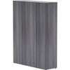 Lorell Weathered Charcoal Laminate Bookcase LLR69566