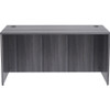 Lorell Weathered Charcoal Laminate Desking Desk Shell LLR69547