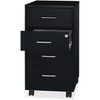 Lorell 26-1/2" Mobile Storage Cabinet - 4-Drawer LLR25976