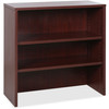 Lorell Essentials Mahogany Laminate Stack-on Bookshelf LLR69614
