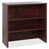 Lorell Essentials Mahogany Laminate Stack-on Bookshelf LLR69614