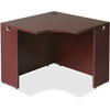 Lorell Essentials Series Mahogany Corner Desk LLR69872