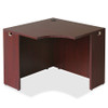 Lorell Essentials Series Mahogany Corner Desk LLR69872