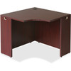Lorell Essentials Series Mahogany Corner Desk LLR69872