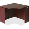 Lorell Essentials Series Mahogany Corner Desk LLR69872