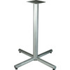 Lorell Silver Bistro-height X-leg Table Base LLR34431