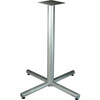 Lorell Silver Bistro-height X-leg Table Base LLR34432