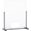 Lorell Removable Shelf Glass Protective Screen LLR55671