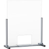Lorell Removable Shelf Glass Protective Screen LLR55671