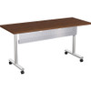 Lorell Training Table Steel Silver Modesty Panel LLR61632