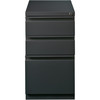 Lorell 20" BBF Mobile Pedestal File - 3-Drawer LLR66909