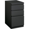 Lorell 20" BBF Mobile Pedestal File - 3-Drawer LLR66909