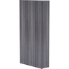 Lorell Weathered Charcoal Laminate Bookcase LLR69565