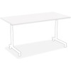 Lorell White Laminate Rectangular Invent Tabletop LLR99861