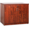 Lorell Essentials Series Cherry 2-door Storage Cabinet LLR69611