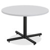 Lorell Round Invent Tabletop - Light Gray LLR62579