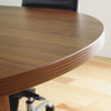 Lorell Chateau Series Walnut 8' Oval Conference Tabletop LLR34343