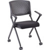 Lorell Plastic Arms/Back Nesting Chair LLR41847