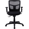Lorell Managerial Swivel Mesh Mid-back Chair LLR86802