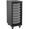 Lorell Pull-out Bins Mobile Storage Tower LLR71104