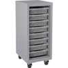 Lorell Pull-out Bins Mobile Storage Tower LLR71105