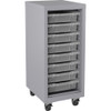 Lorell Pull-out Bins Mobile Storage Tower LLR71105