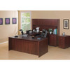 Lorell Essentials Series Mahogany Reception Desk LLR59582