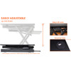 Lorell XL Adjustable Desk/Monitor Riser LLR82013