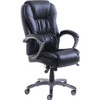 Lorell Active Massage Leather High-Back Chair LLR50092